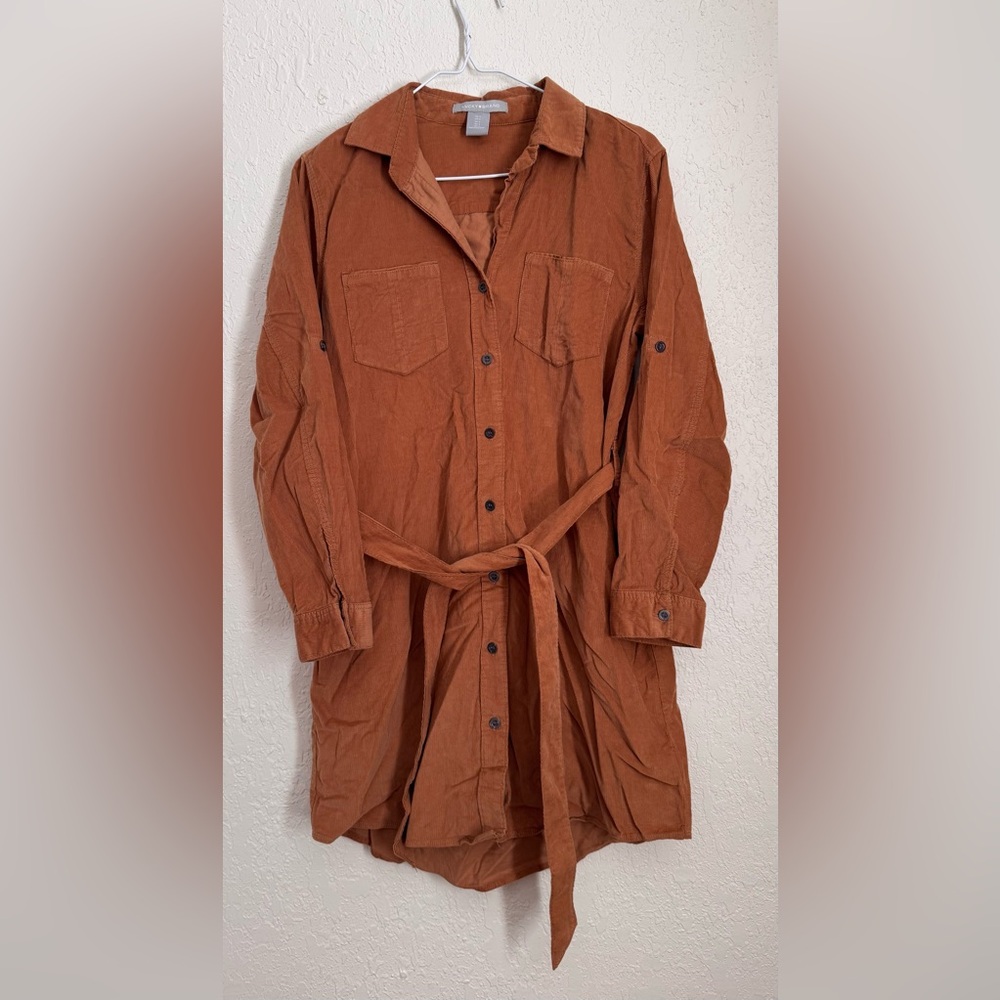 Lucky Brand Women's Rust Shirt dress